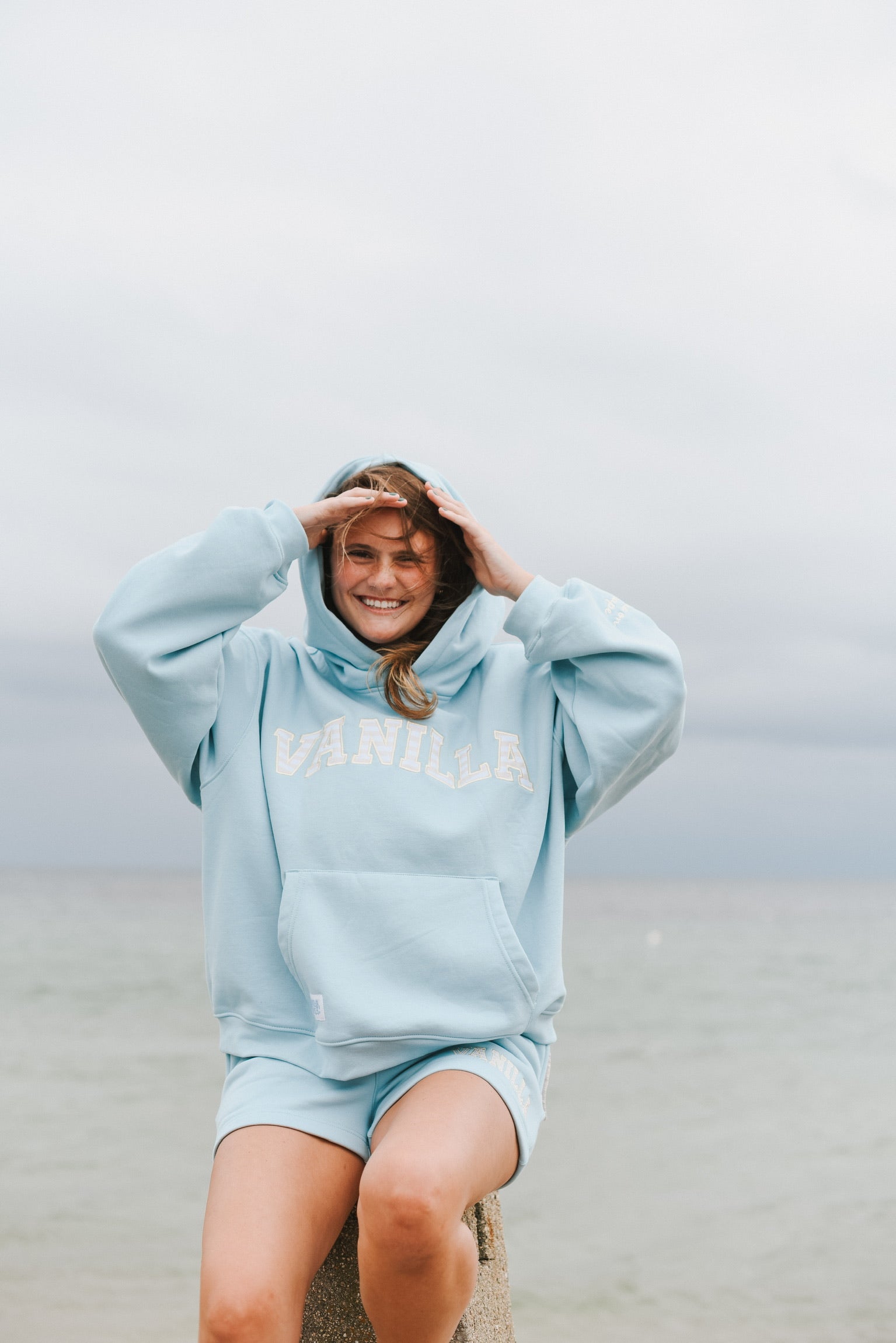 The Vanilla Hoodie- Blue Crush – Vanilla Waves Lifestyle Store