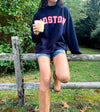 The Boston Mockneck- Navy