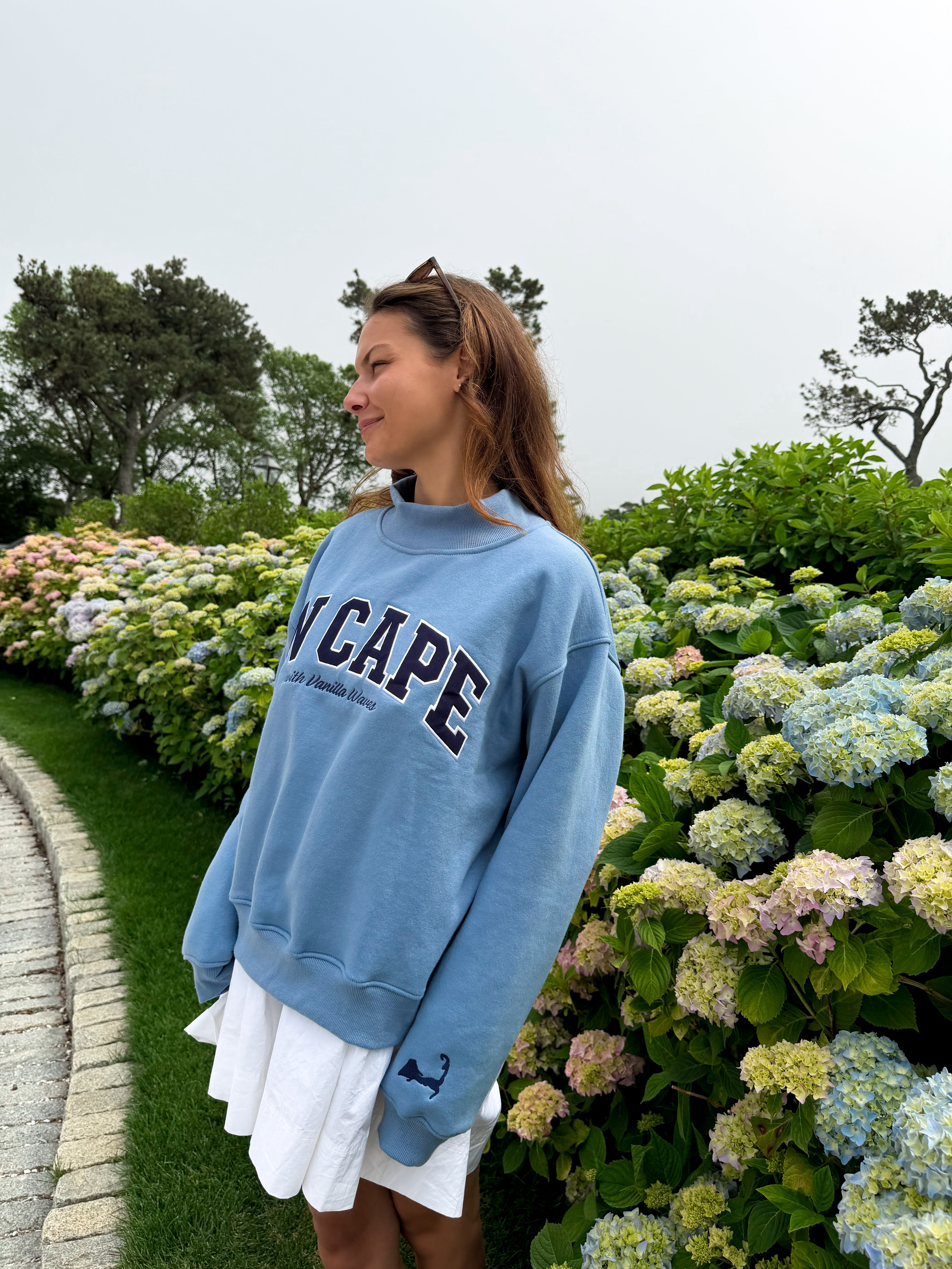 On Cape Mockneck- Dusk Blue
