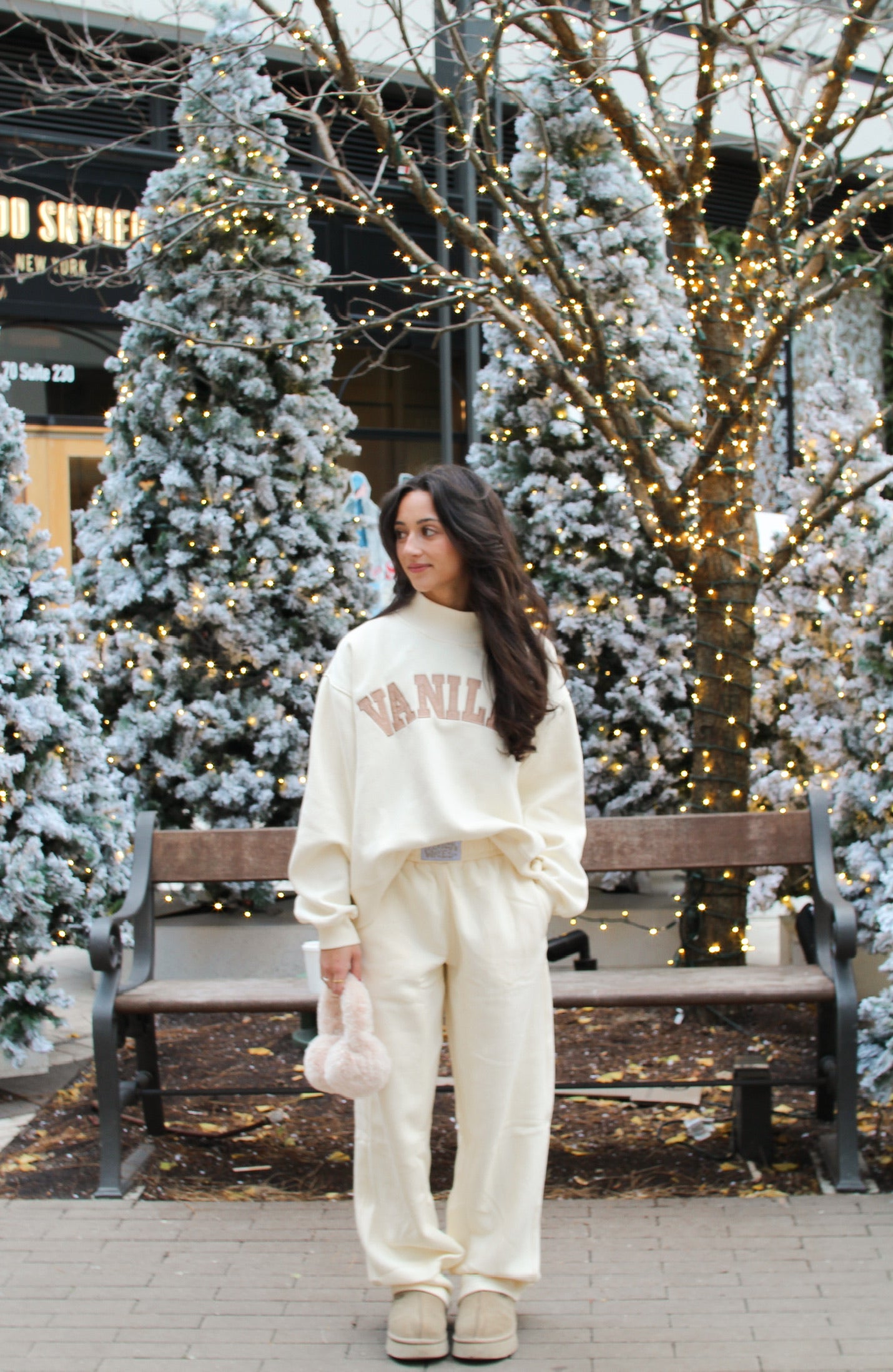 Vanilla Mockneck- Vanilla Latte