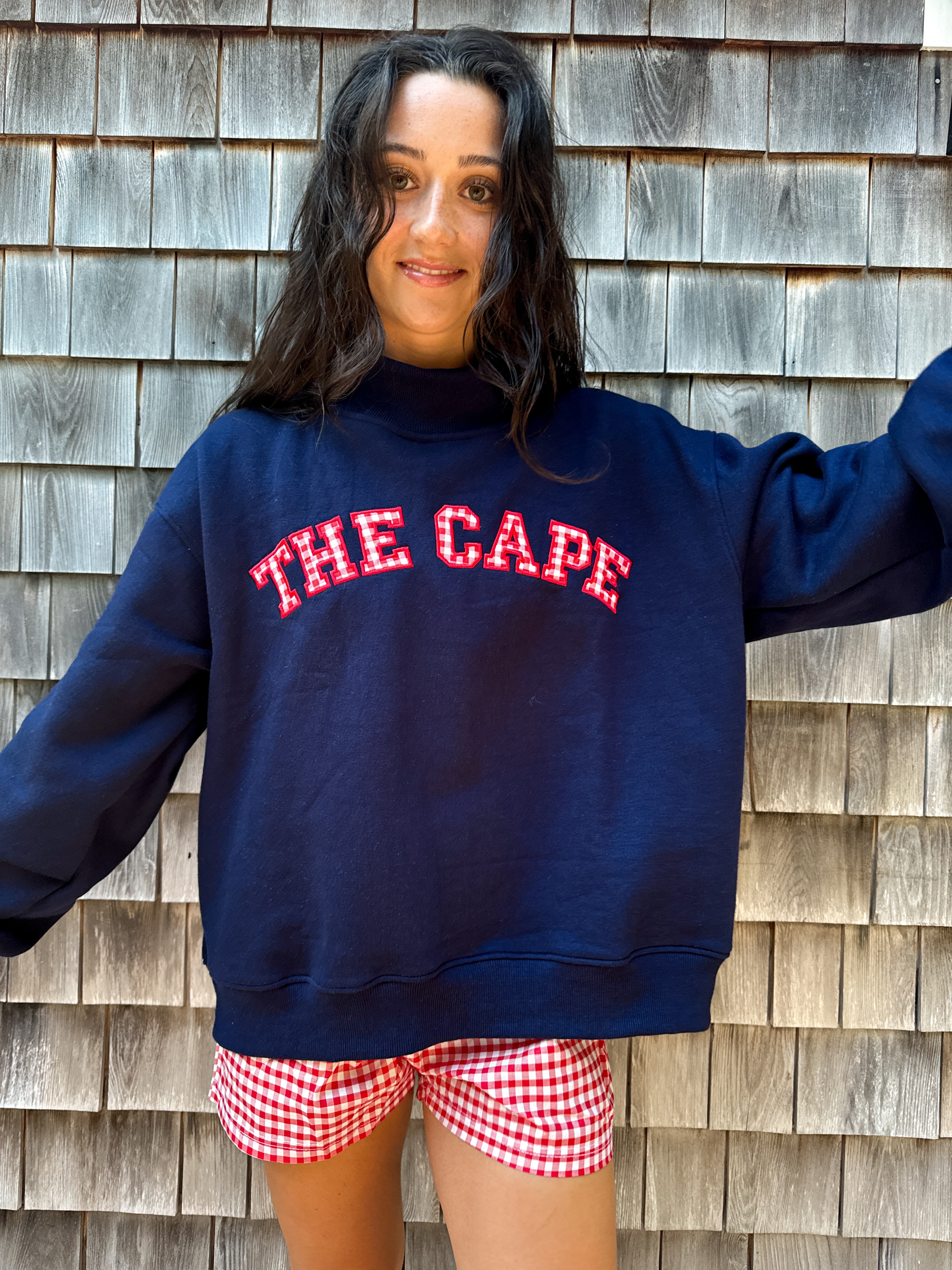 The Cape Mockneck- Navy