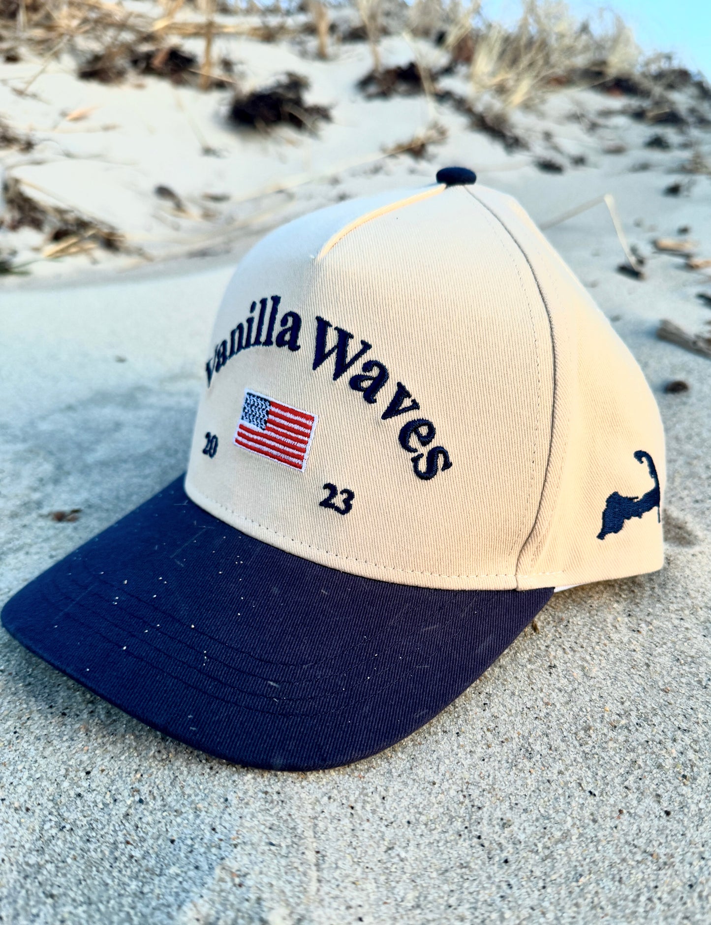 Vanilla Waves Classic Trucker Hat- Navy