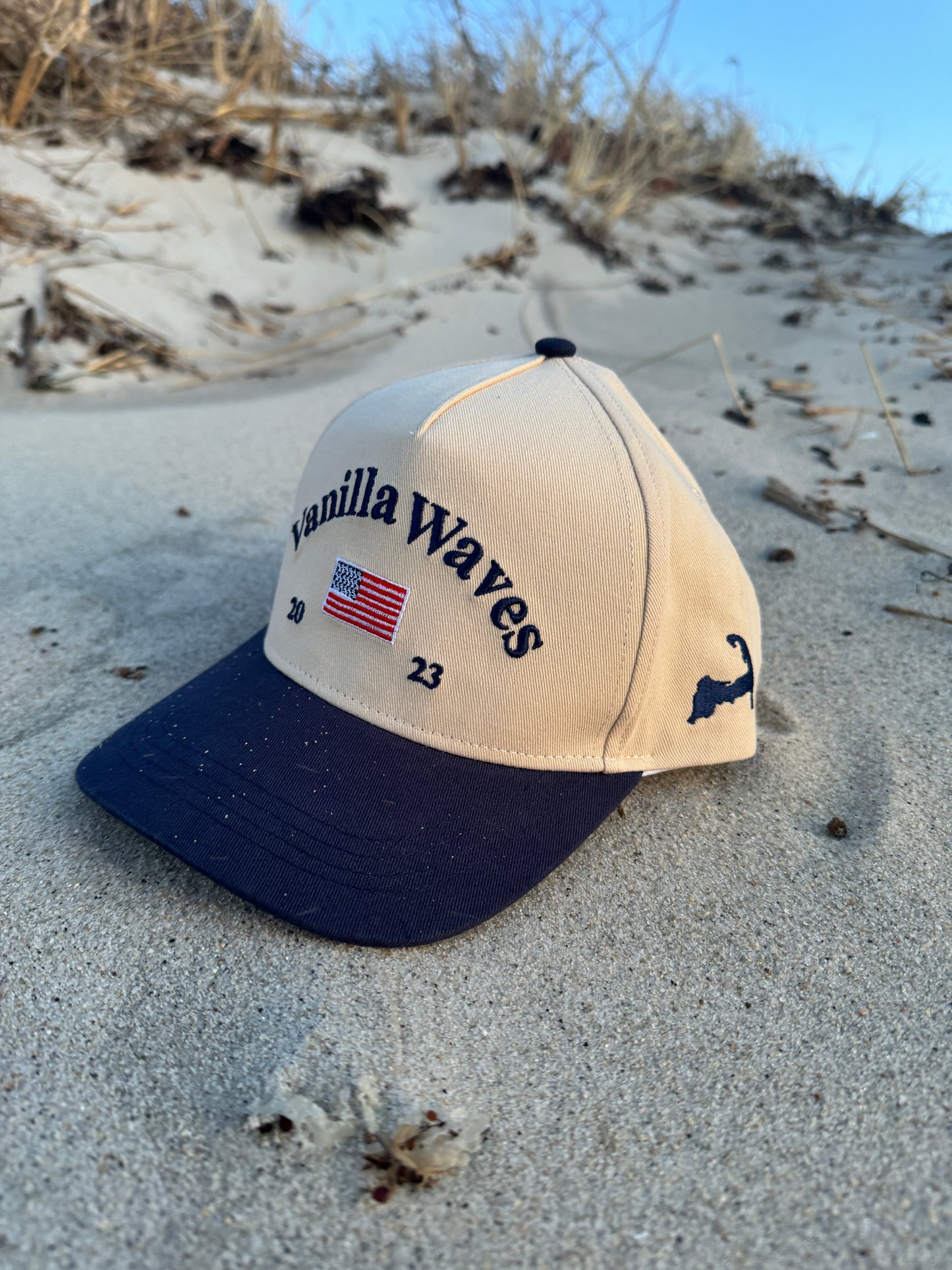 Vanilla Waves Classic Trucker Hat- Navy