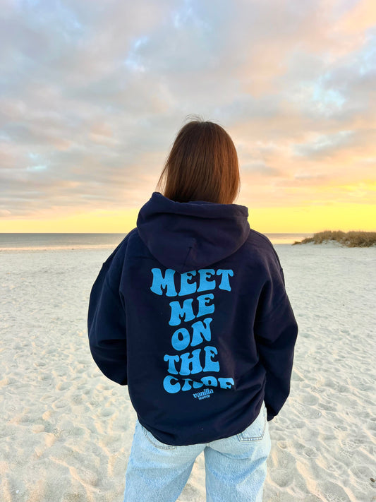 Meet Me On The Cape HOODIE in Navy Blue, Light Blue, White, Ash Grey
