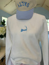Meet Me On The Cape Updated Crewneck- Indigo, White, Ash Grey