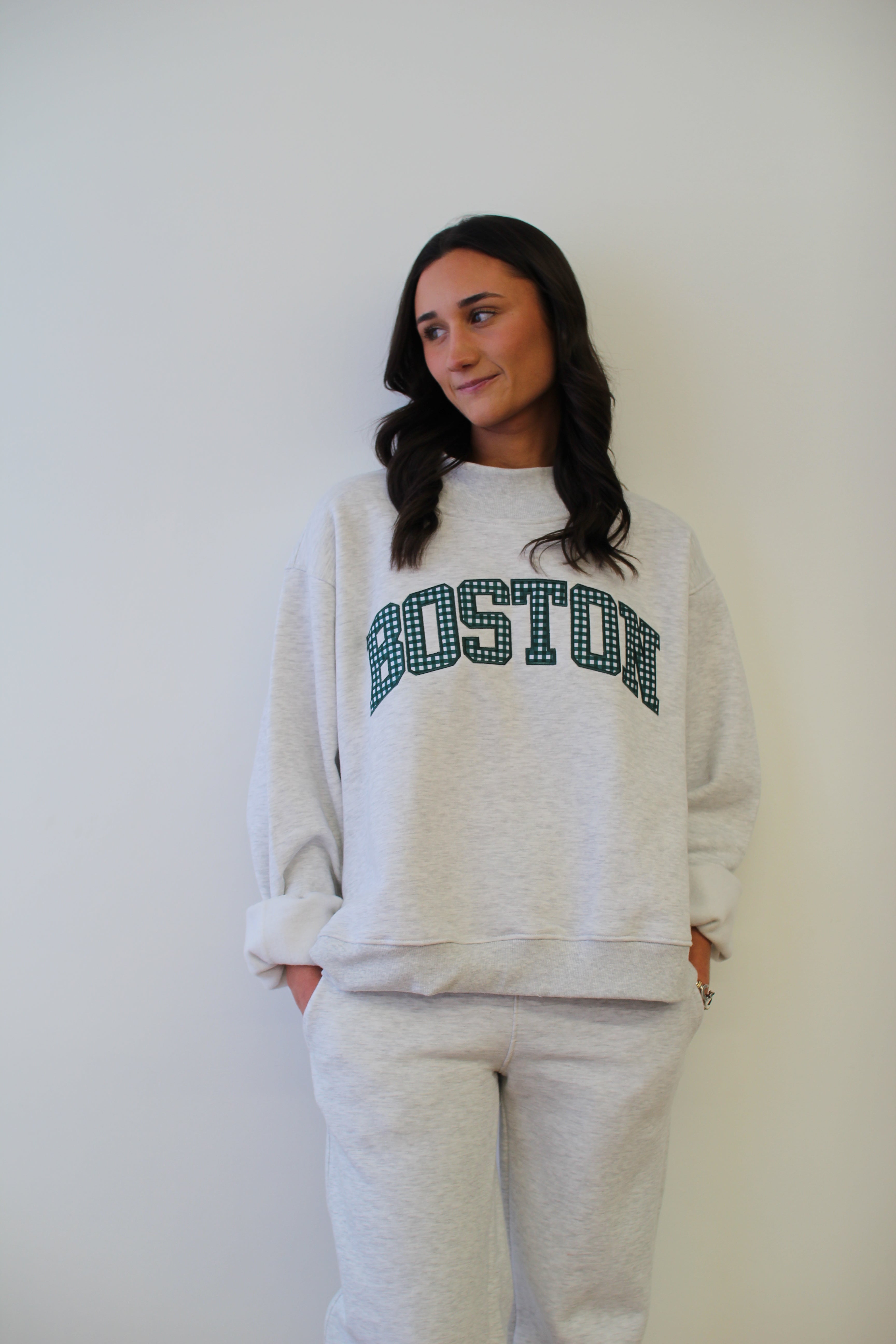 Boston Mockneck- Lucky Grey